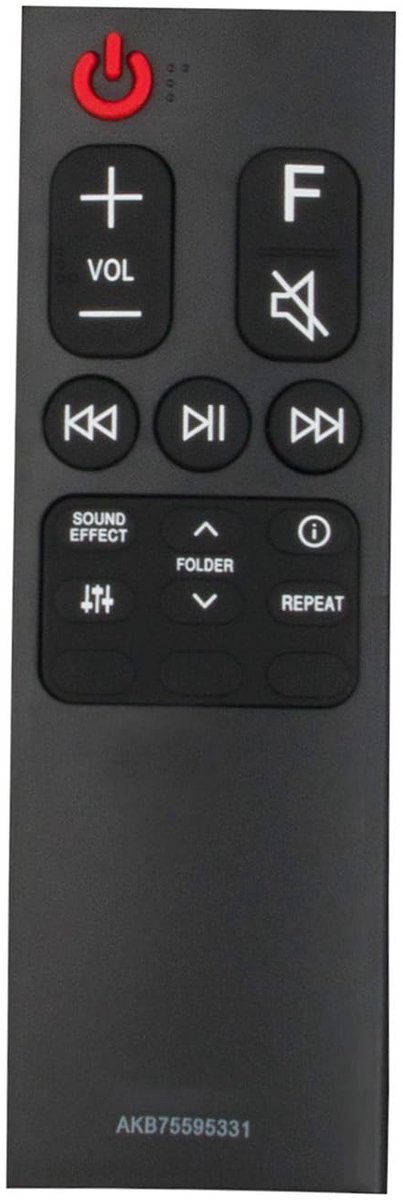 Solidchoice - Vervangende Afstandsbediening voor LG Soundbar