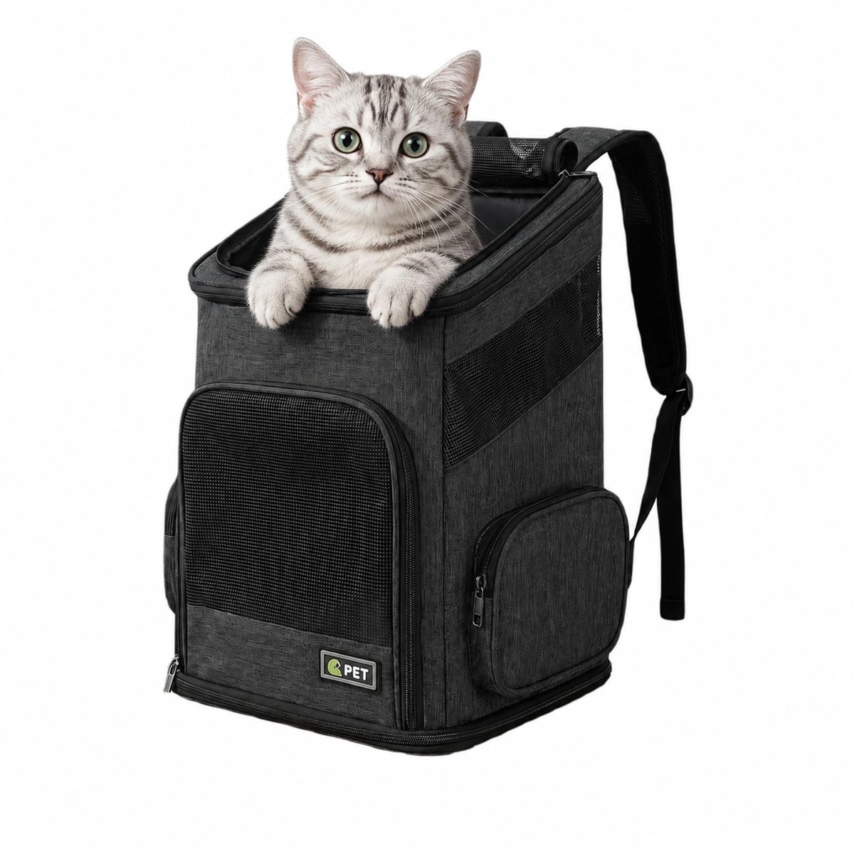 Solidchoice - Vouwbare Draagrugzak voor Katten en Kleine Honden