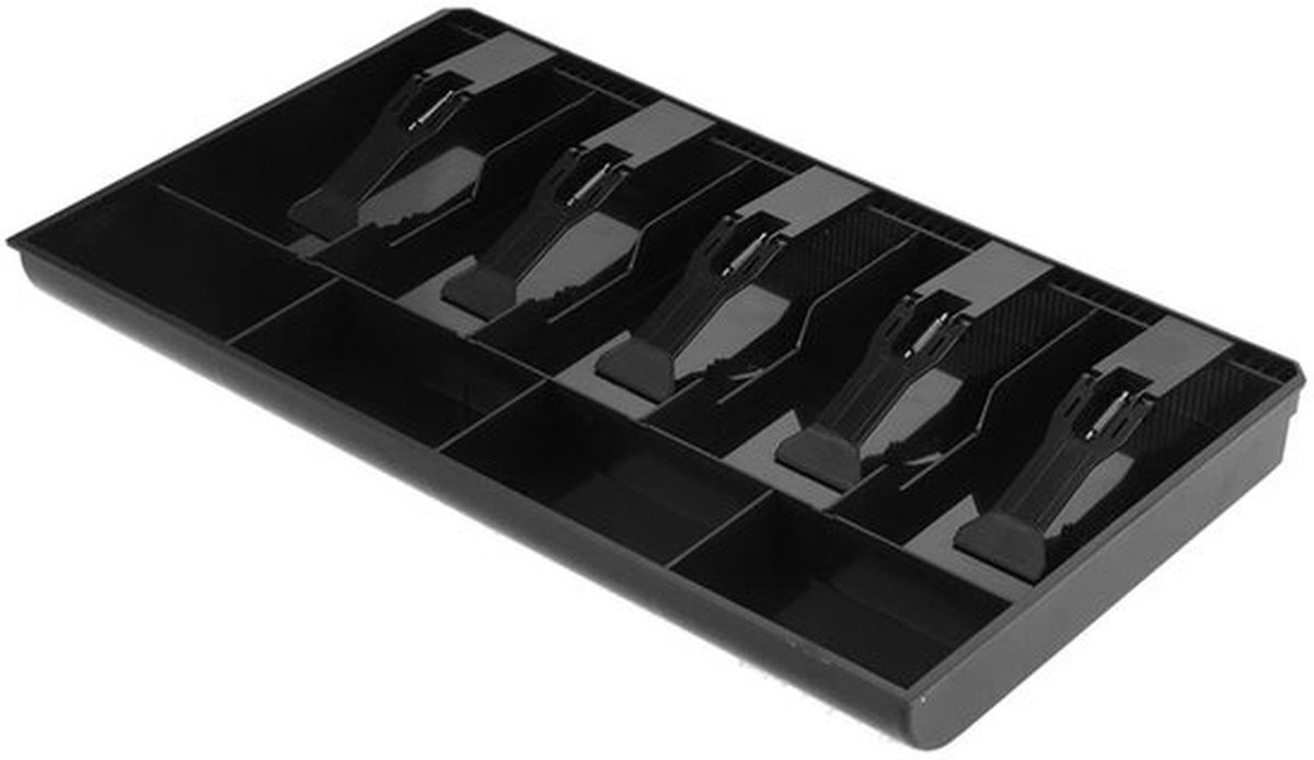 Geldlade Compact - 5 Biljetcompartimenten - 4 Biljetcompartimenten - Geldtray - Plastic - 40.5 x 24.5 x 3.5 cm