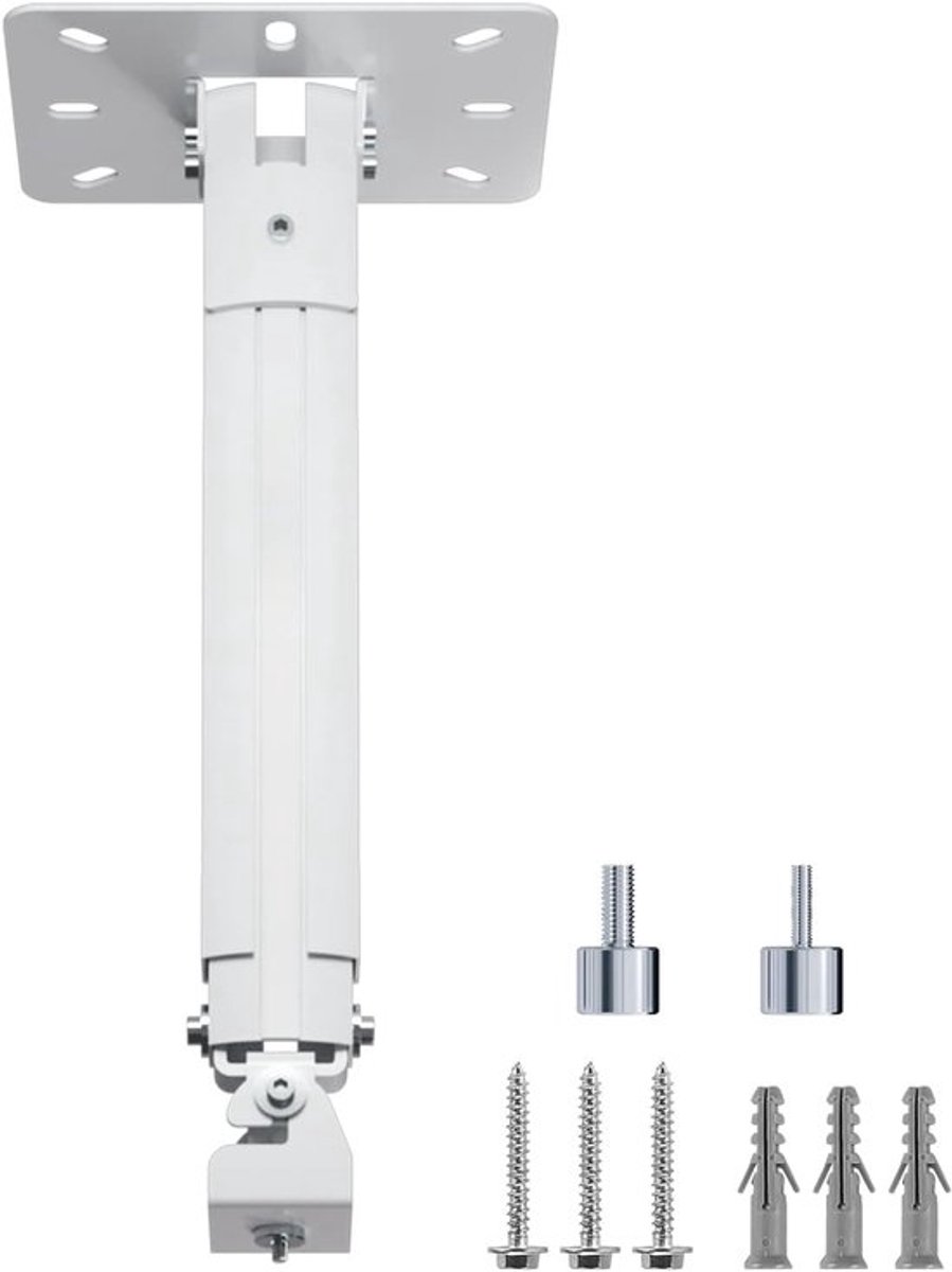 SnelShoppen - Projector Ceiling Bracket met 360° Rotatie en 90° Kanteling - Geschikt voor Projectoren tot 13.6kg - Verstelbaar van 34-54cm - Wandbeuge
