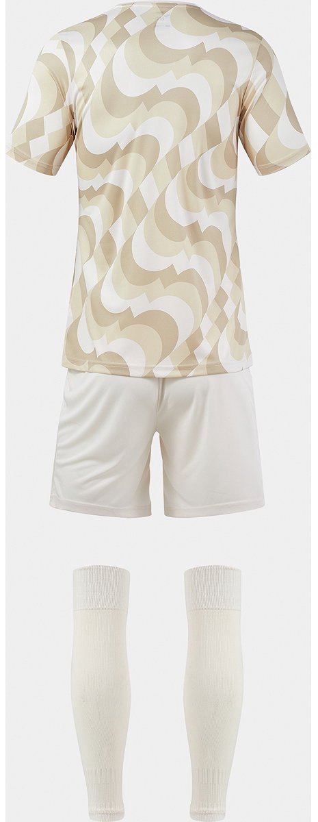 Joma Area Voetbalset Korte Mouw Heren - Beige | Maat: S