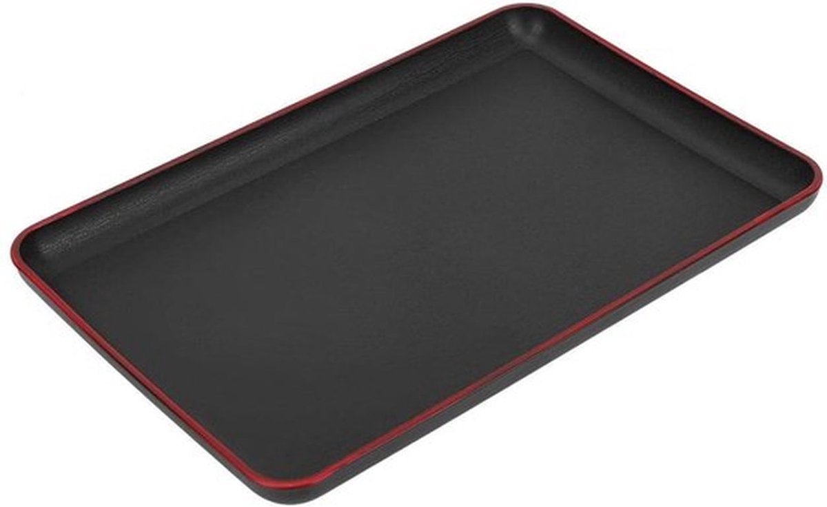 Dienblad Zwart - Rechthoekig - Antislip - Duurzaam - Japanse Stijl - 39x28 cm - Servies