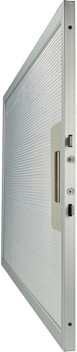 vhbw 2x metalen vetfilter, compatibel met Constructa CD 639350, D66 B21 N0GB, D66 B21 N0 afzuigkap – 38,8 x 26,5 x 0,9 cm, metaal