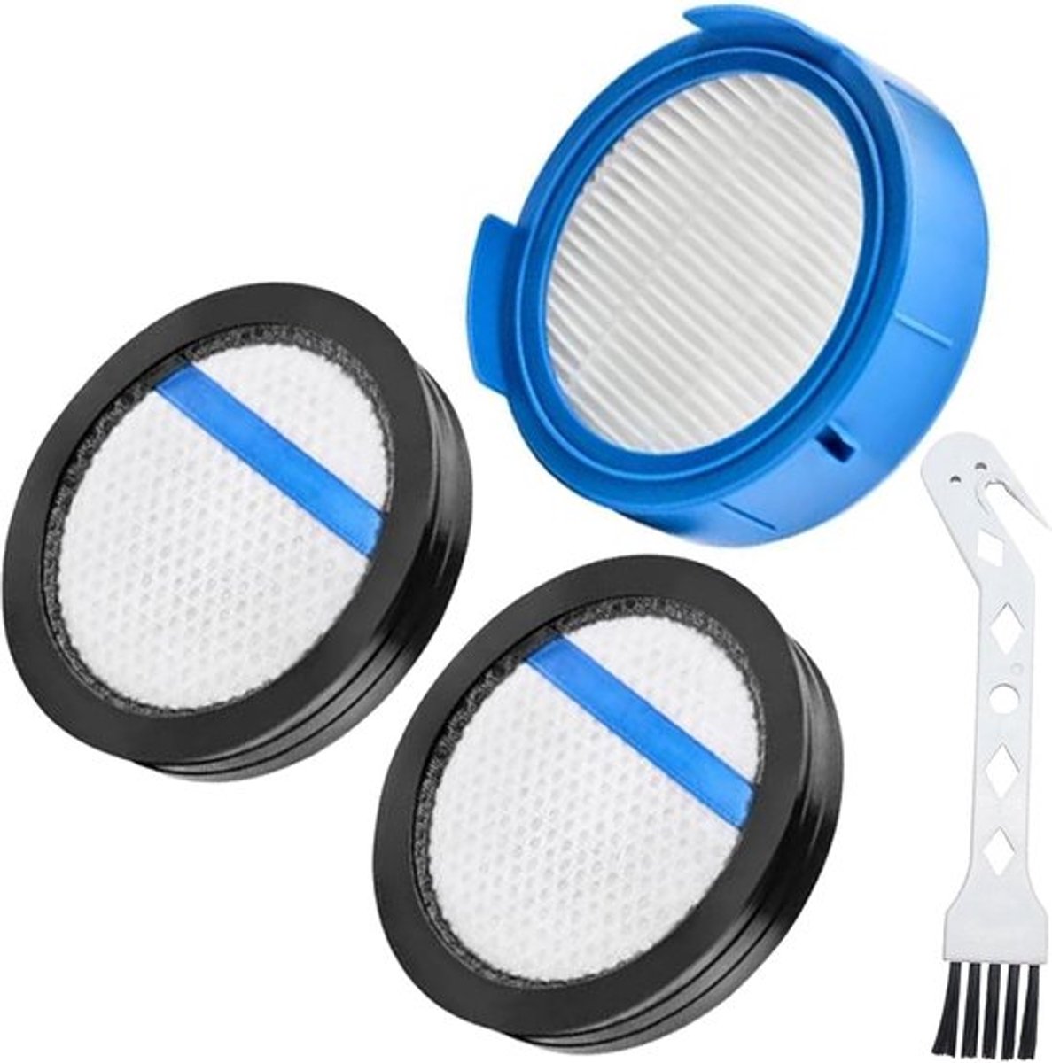 Vervangonderdelen en accessoires voor AEG Ultimate 8000 - vervangfilter voor AEG 8000 - FX8 - ESKW4 - AEG ASKW4 - AZE156 - 2 front engine filters + 1 hygiene filter met schoonmaakborstel
