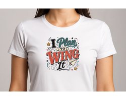 I Planto Wing it - T Shirt - cute - kawaii - Gift - Cadeau - schattig - schattigdesign - liefdesign - pastelkunst - Funny