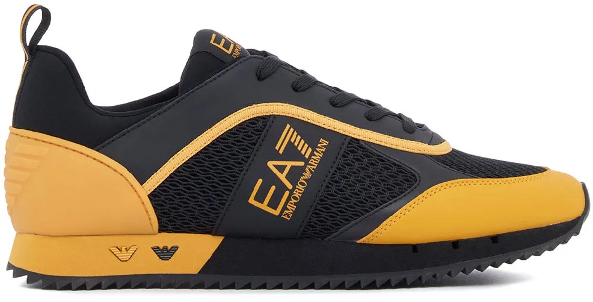 Ea7 Emporio Armani Black & White Laces Schoenen Zwart EU 41 1/3