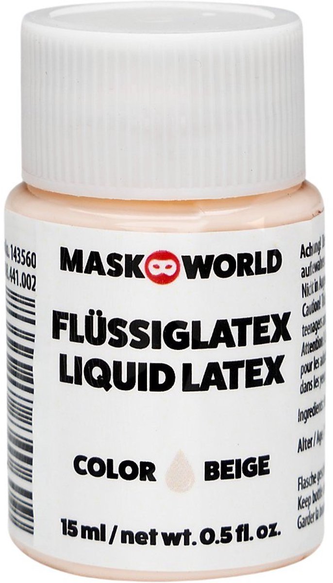 Vloeibare latex beige 15 ml