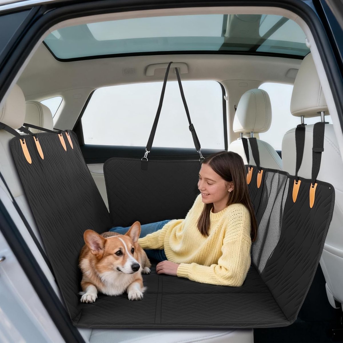 Hondenstoelhoes - Zwart - 130 x 60 cm - Waterdichte en Krasbestendige Oxford-stof - Voor Honden