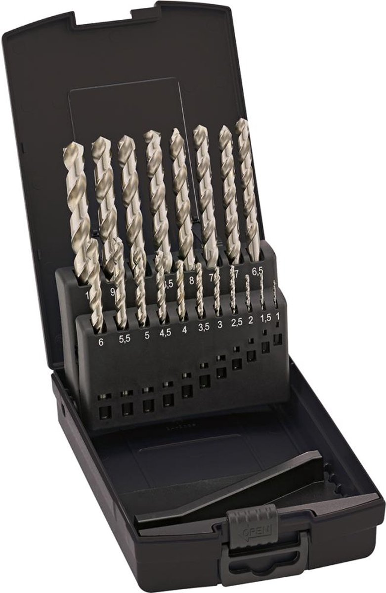 Spiraalborenset DIN338 HSSE geslepen type N 1-10mm FORTIS