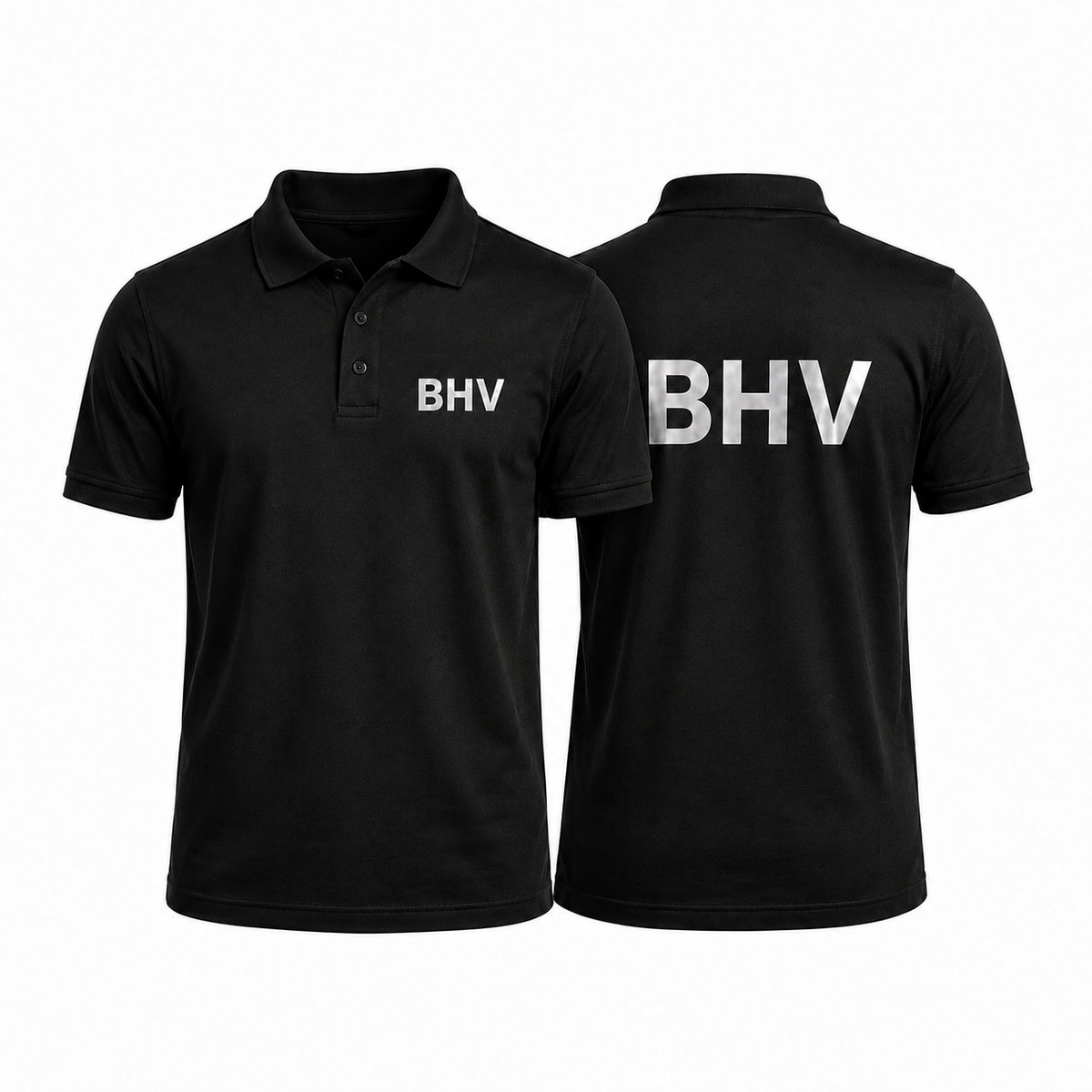 Polo met BHV opdruk - 100% katoen - 180 g/m² - Maat XL