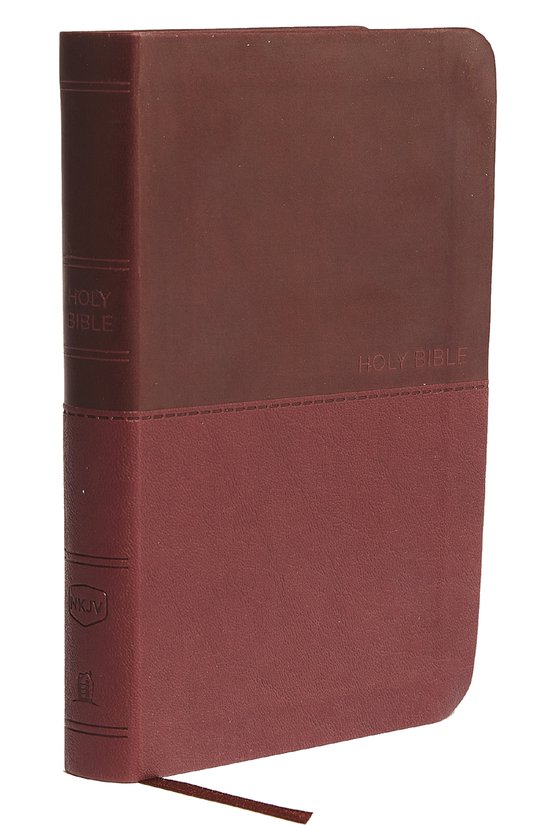 NKJV, Value Thinline Bible, Compact, Leathersoft, Burgundy,  ... - cover