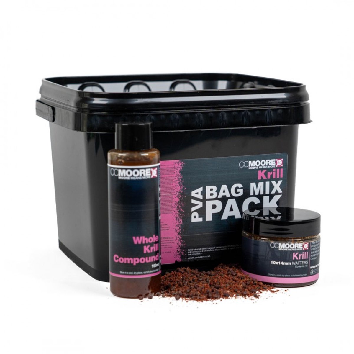CC Moore Krill PVA Bag Mix Bucket Pack - Boilie Liquid