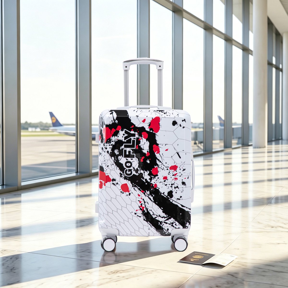 koffer - Handbagage Koffer - Reiskoffer - Trolley - Koffers - 55x39x22 cm - Spinner wielen - Cijferslot - Lichtgewicht - Zwart