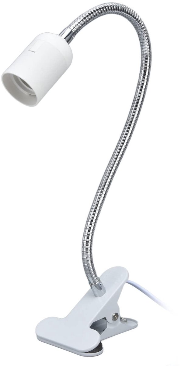 Dailygoods - Flexibele Licht Socket - E26/E27 Lampenhouder - 360° Zwanenhalslamp - 20 Inch Verlichting - Ideaal voor Planten Groeien en Kantoor - Ener...