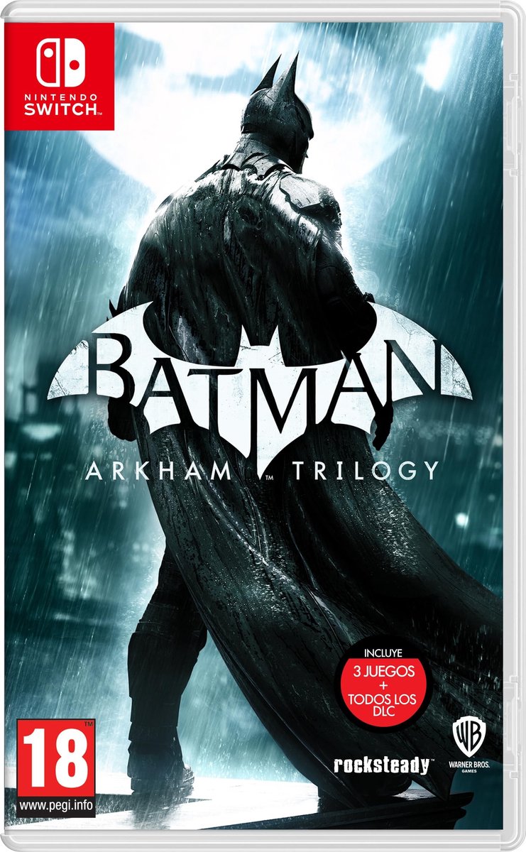 Dailygoods- Batman Arkham-trilogie 100% Ongesneden - Videogames - PEGI 18 - DC Superschurken - Open Wereld - Ultieme Beschermer van Gotham - Videogame