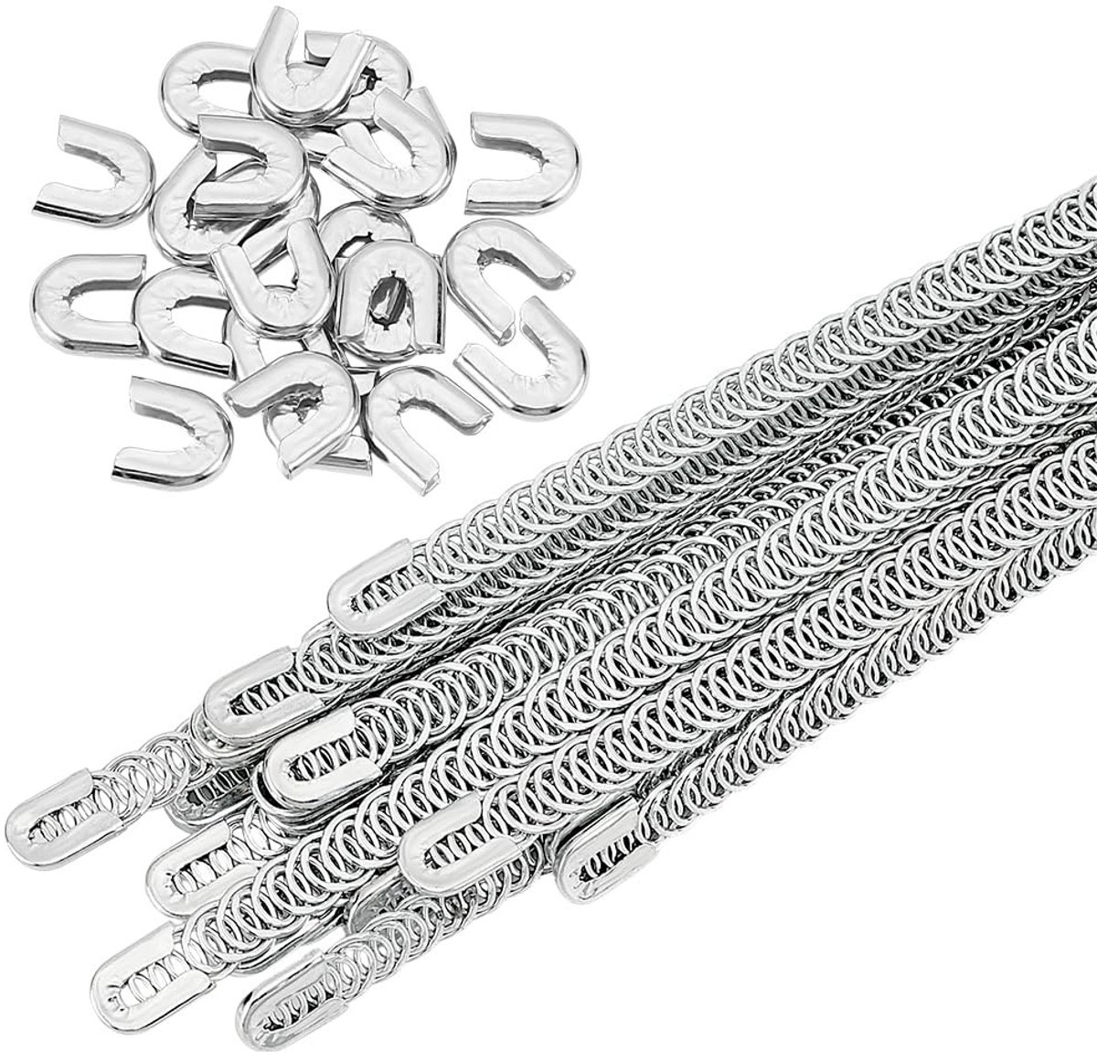 Dailygoods- Balein 24 Stuks - Spiraalvormige Stalen Baleinen - Voorgesneden voor Naaien - Handwerk - Creatieve Ervaring - Ambachtelijke Kwaliteit - Corset
