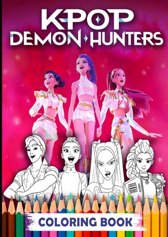 K-Pop Demon Hunters Coloring Book - cover