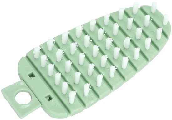 Solidchoice- Groenteborstel Schattig Keukengerei - Aardappelborstel - Vouwbaar - PP/PE - 14 x 6 cm - Lichtgewicht 44 g - Schoonmaakborstel van Solidchoice — afbeelding 4