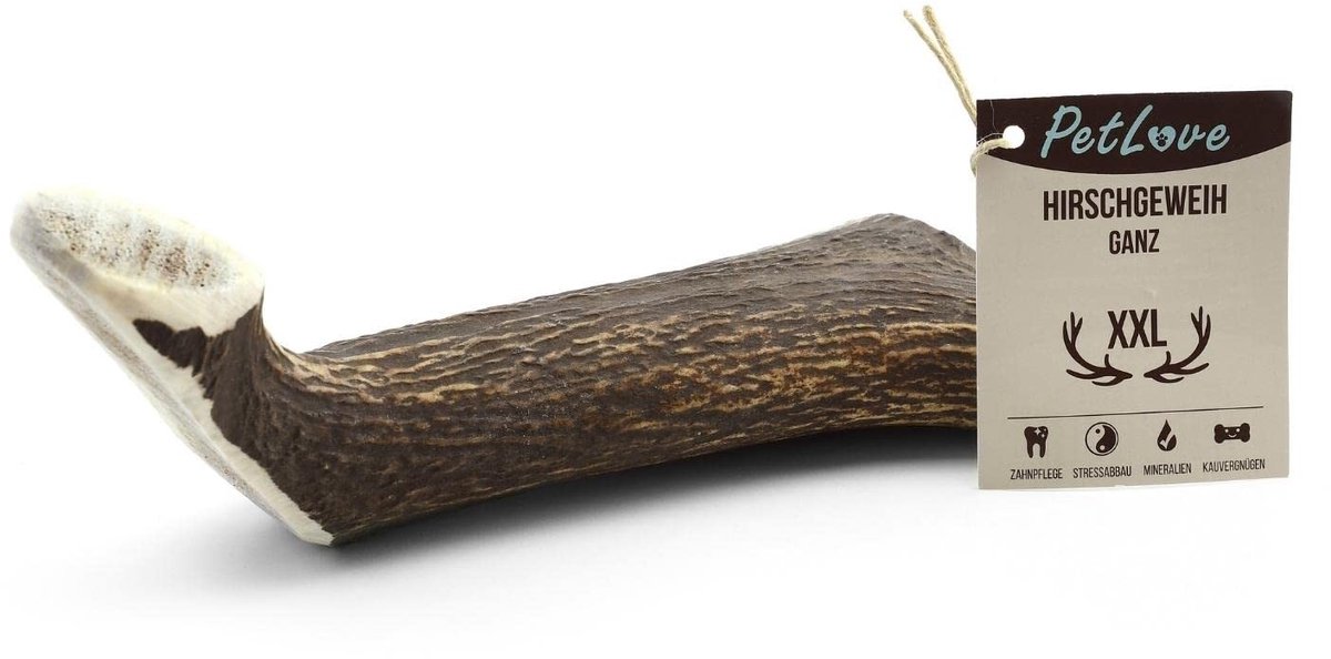 Solidchoice - Hertshoorn Kauwbot voor Honden (XXL 276-350 g)