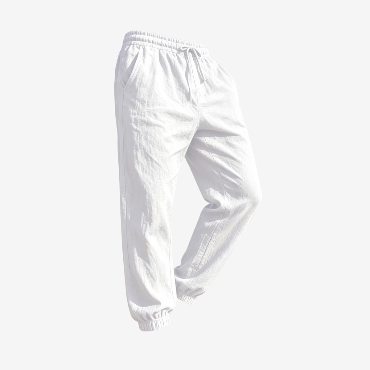 Currero Linnen Broek Heren - Zomerbroek - Volwassenen - Lange Broek - Pantalon - Strandbroek - Zomer - Ibiza Stijl - Wit XL