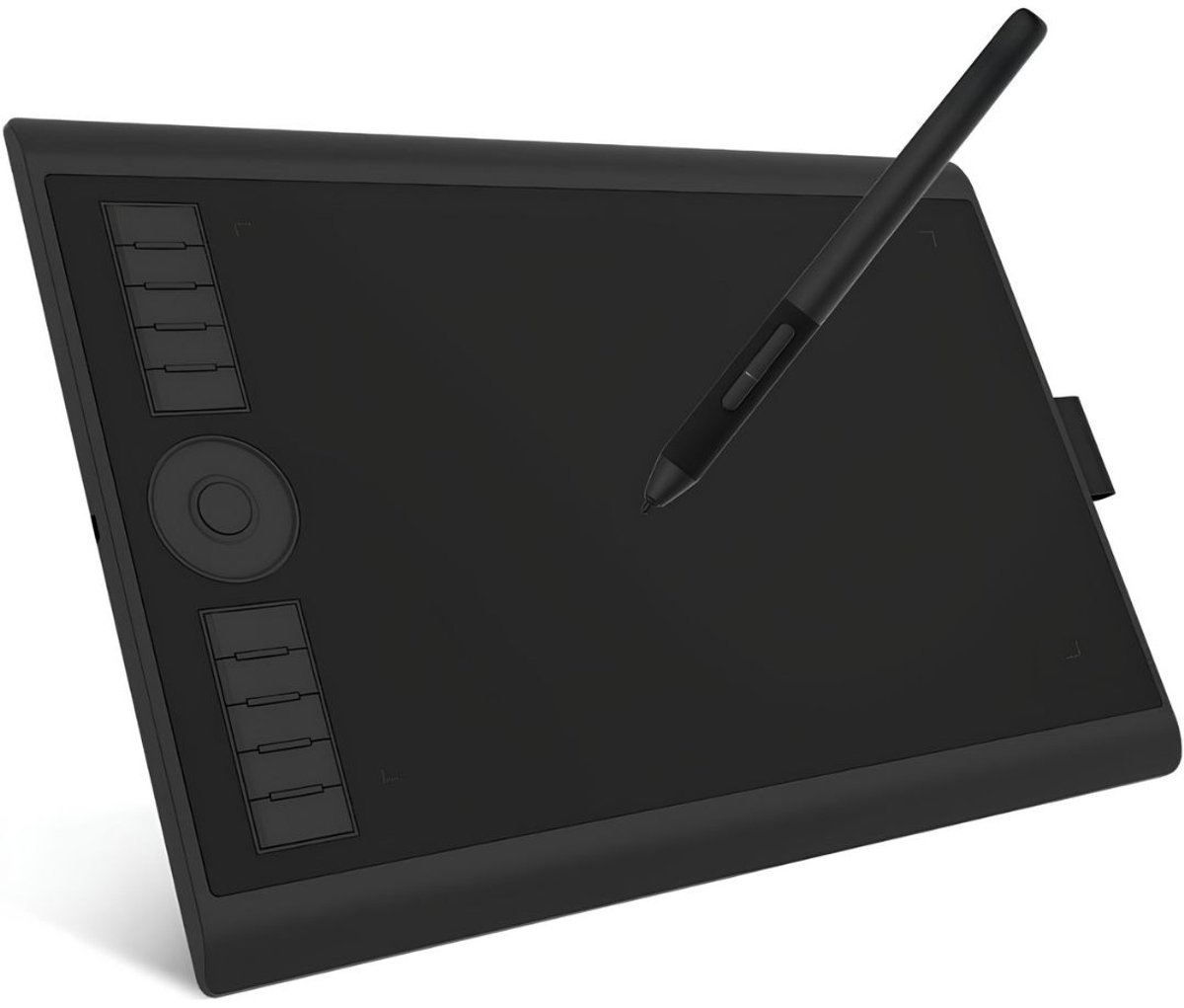KAD® Tekentablet - Geschikt voor Android, Windows & Mac - 10 Programmeerbare Sneltoetsen - Zwart - 36cm x 24cm x 1cm