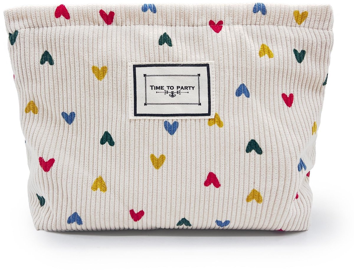 Dailygoods- Toilettas Dames - Cosmetica Tas - Make-up Tas - Luiertas - Kleine/Grote Cosmetica Tas - Verstelbare Haak - Cosmetic Bag