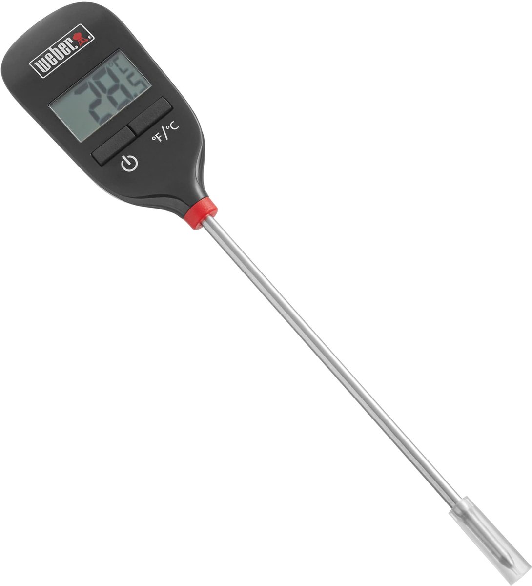 Dailygoods- Vleesthermometer Digitale Thermometer - Snelle Afleesbare Sonde - Beveiligingskapje - Hittebestendig - Compact Formaat - Vlees Thermometer