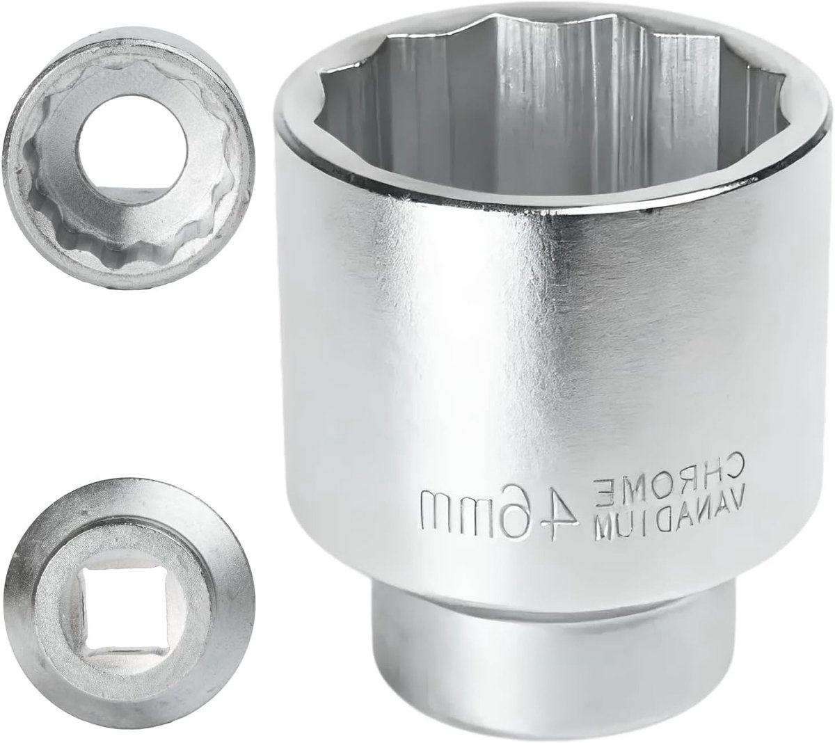 Steeksleutel 46 mm 3/4 inch 12-zijdig, Professionele Steeksleutel voor Sleutelen en Onderhoud