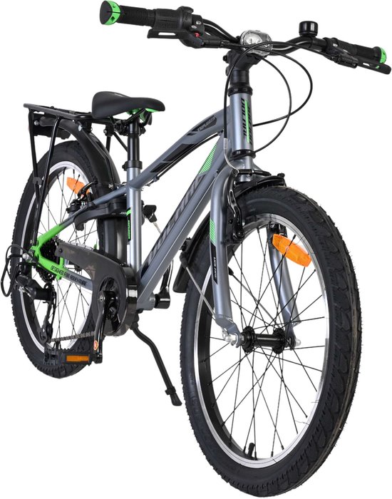 Volare Explorer Kinderfiets - Jongens - 20 inch - Donkergrijs - 7 versnellingen van Volare — afbeelding 2