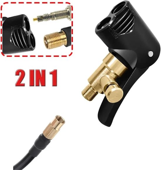 Auto Ventiel Adapter - Autopomp - Ventiel verlengstuk - Geschikt voor campers, auto's, fietsen, aanhangers en transportvoertuigen - 16 cm - Zwart — afbeelding 5