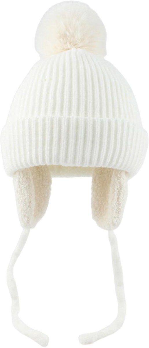 Kindermuts Winter - Baby Peuter - Warm Blijven - Zachte Pluche Voering - Uniseks - Print — afbeelding 3