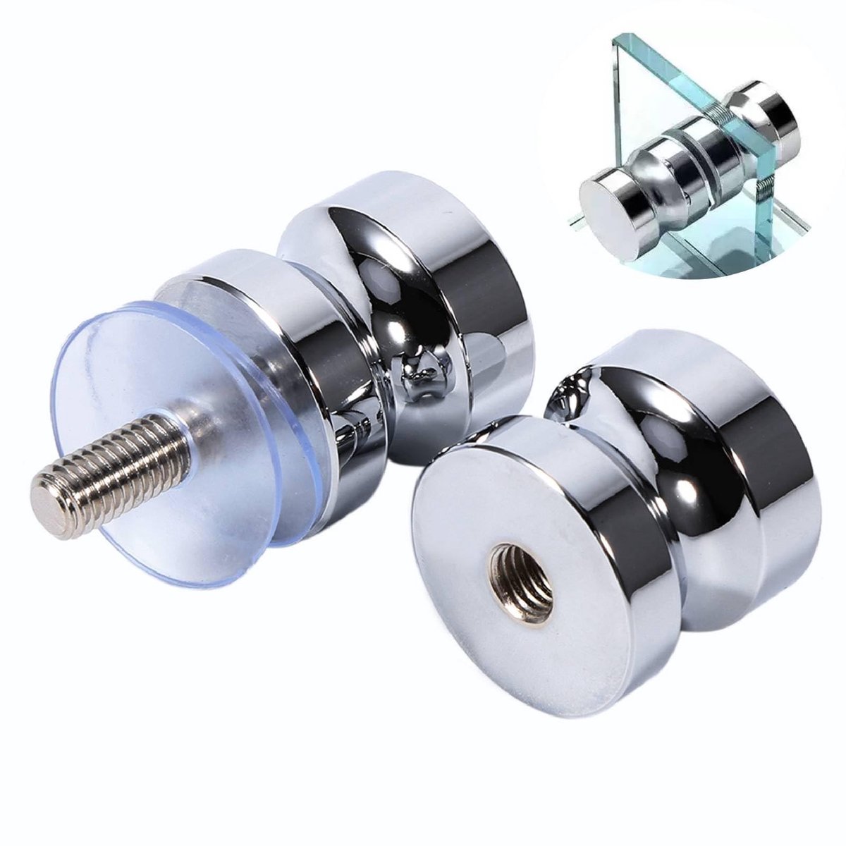 Dailygoods- Handvat Aluminiumlegering - Douchedeurknop - Glazen Schuifdeur - Vervanging - Lichtgewicht - Modern Ontwerp - Deurknop