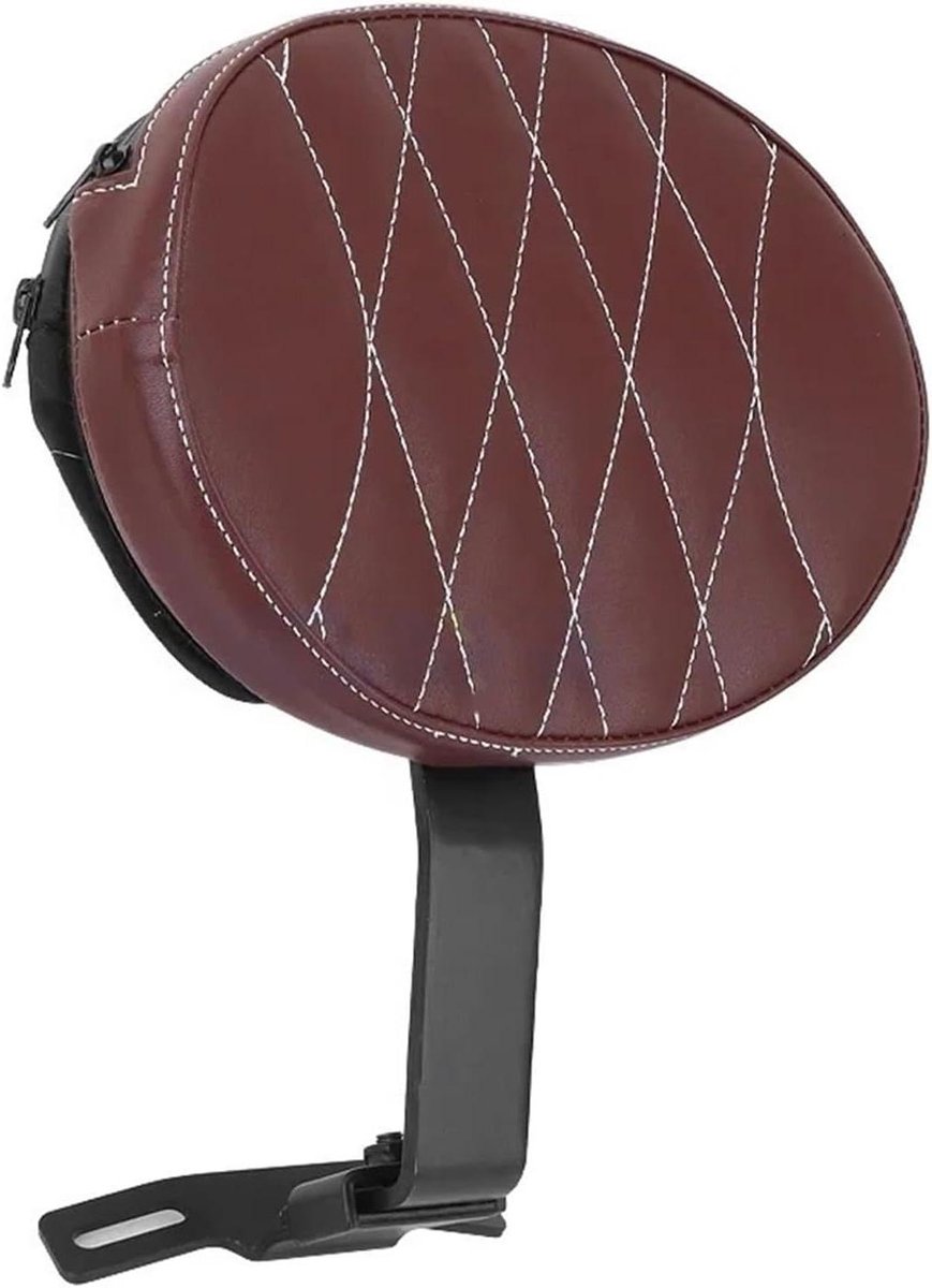 Motor Rugleuning - Zitkussen - Comfortabel Rijden - Verstelbare Hoogte - 1.24 kg - Zwart