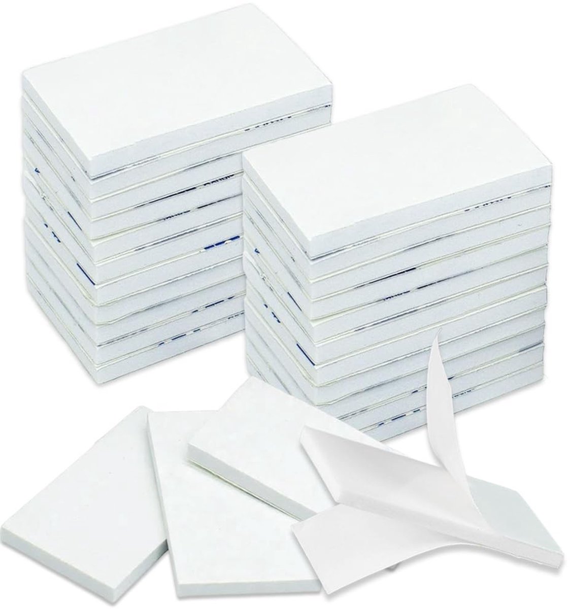 Dailygoods- Montagepads 40 Stuks - Sterke Zelfklevende Schuimkussens - Rechthoekige Plakband - Voor Muren/Vloeren/Deuren - 50 x 30 mm - EVA Materiaal