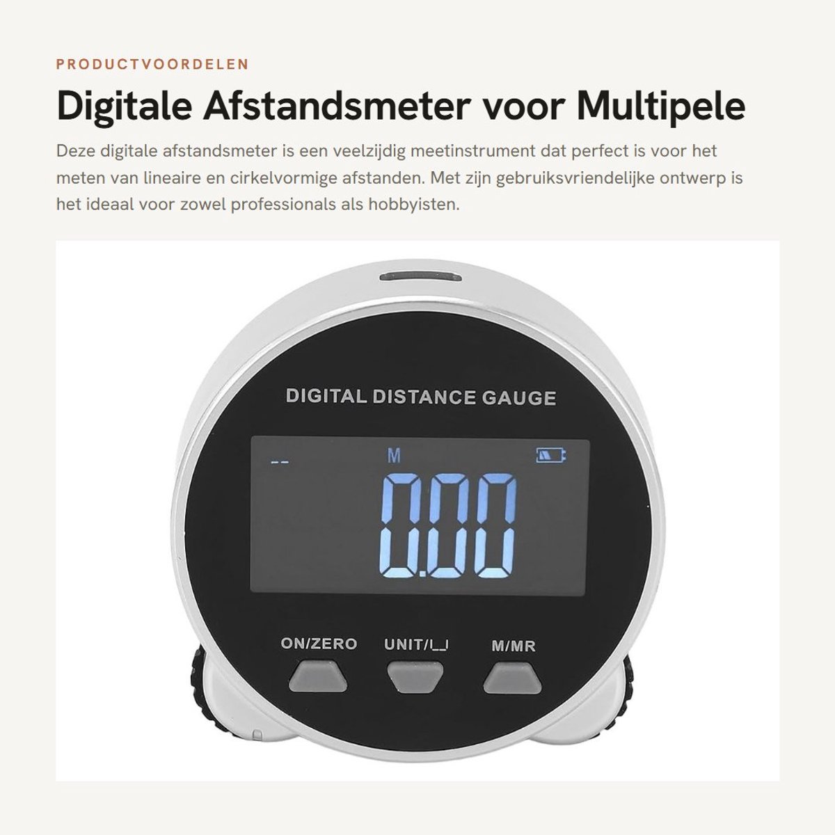 Dailygoods - Digitale Afstandsmeter voor Multipele Toepassingen