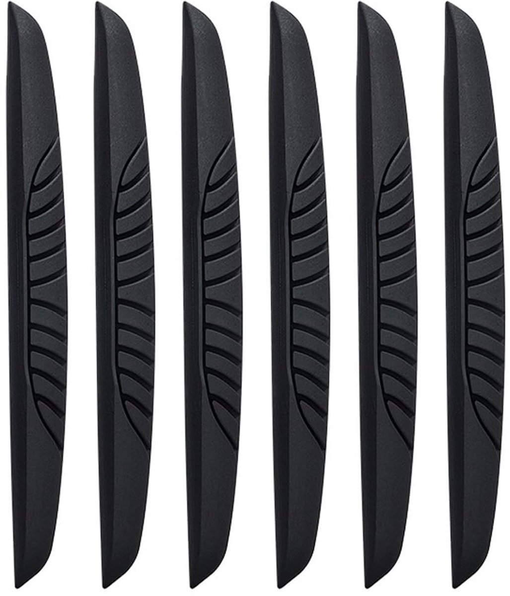 Dailygoods- Deurrandbescherming 6 Stuks - Hoogwaardige Rubber - Anti-kras - Duurzaam PVC - Eenvoudige Installatie - Zelfklevend - Autodeurbescherming