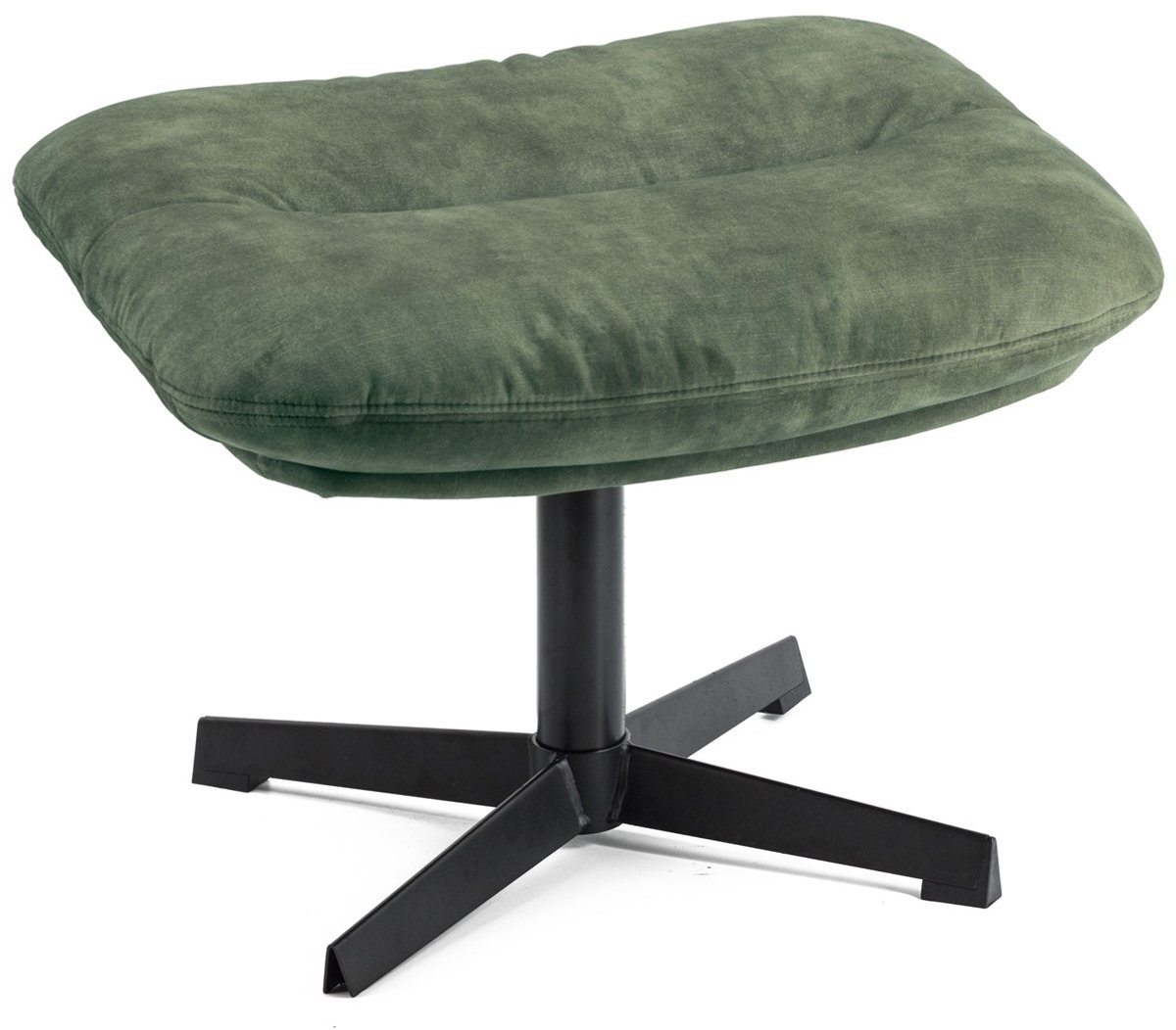 Poef velvet dark green