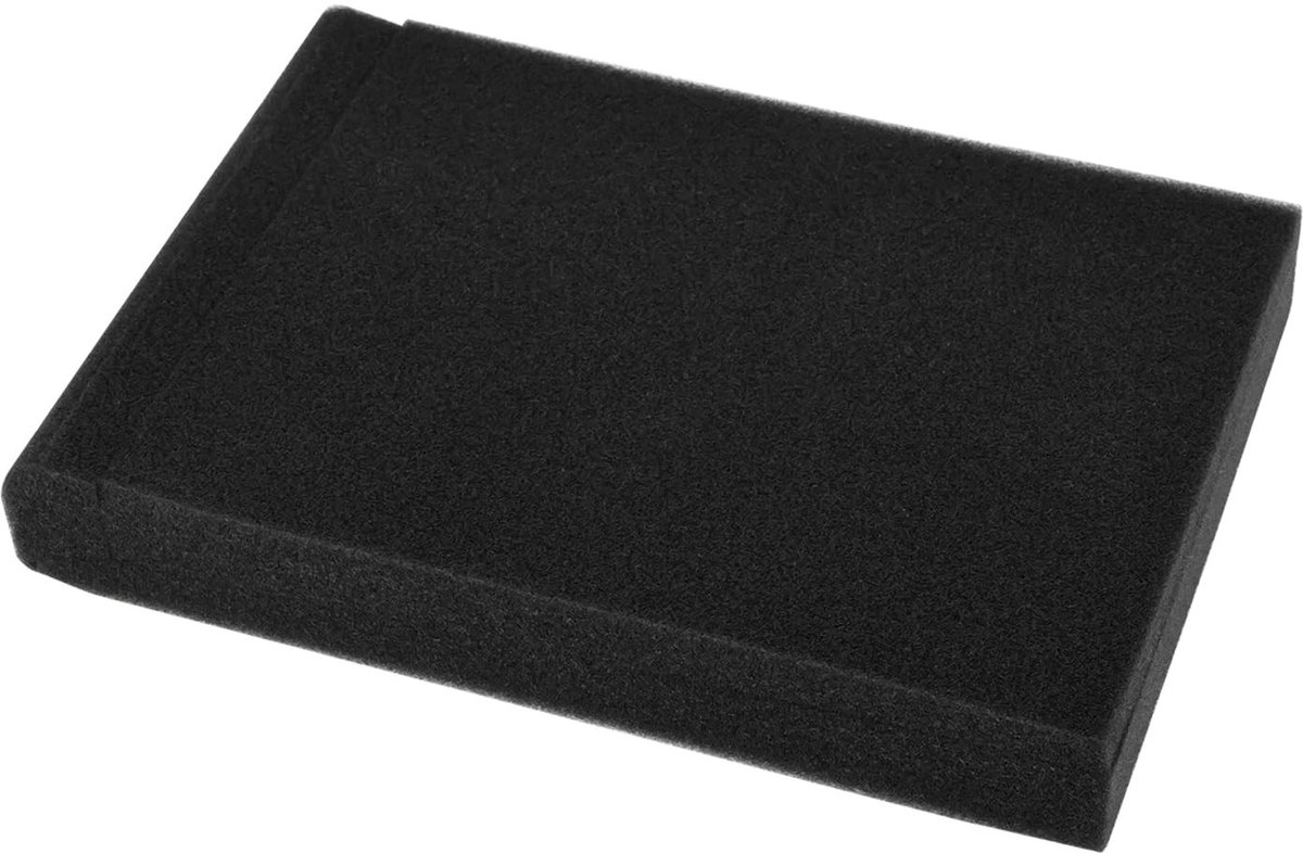 Dailygoods - Studio Monitor Isolatie Pads - Hoge Dichtheid Geluidsabsorberend - Zwart - Trillingsreductie - Compatibel met Edifier R1280T - 2 Stuks -...