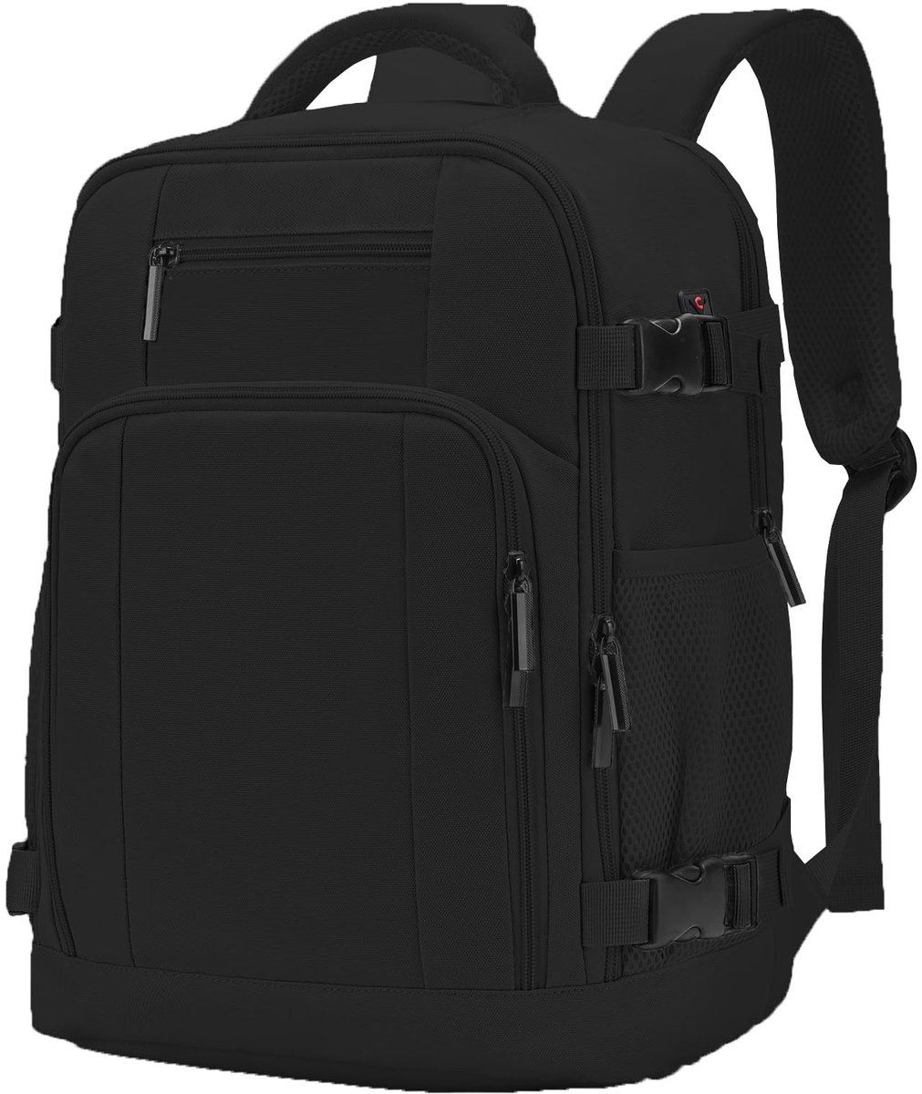 Dailygoods- Handbagage Rugzak Waterdicht - Handbagage 40x20x25 - Reisrugzak met Anti-Diefstalzak - Vliegtuig Tas - Compact Ontwerp - Inhoud 20 Liter - Reistas