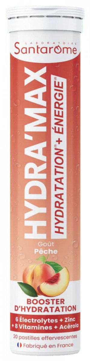 Santarome Hydra'Max Vochtversterker 20 Bruistabletten (Smaak : Vissen)