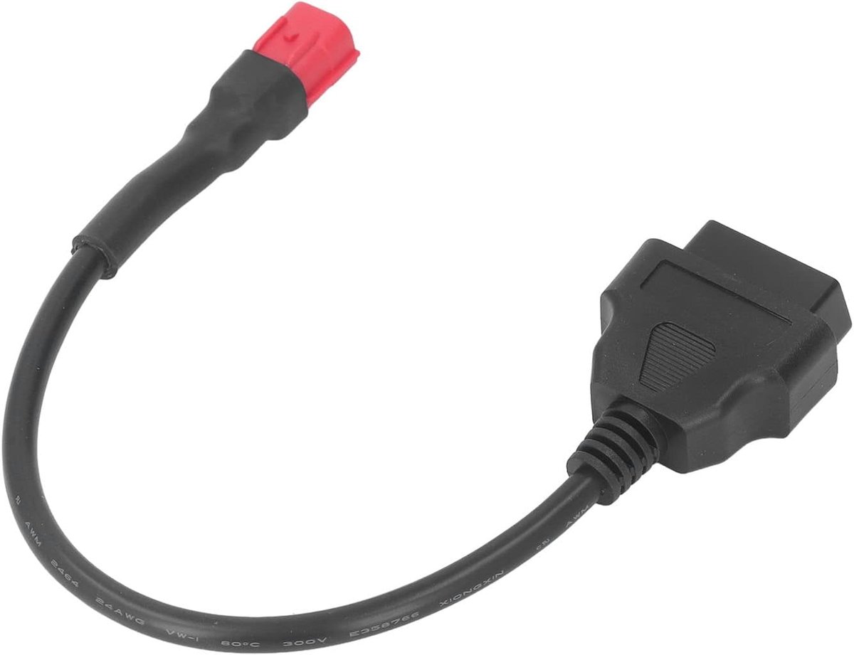 Diagnostische Kabel voor Scrambler Supersport 950, 6 Pin Male Naar 16 Pin Vrouwelijke OBD2 Diagnostische Kabel