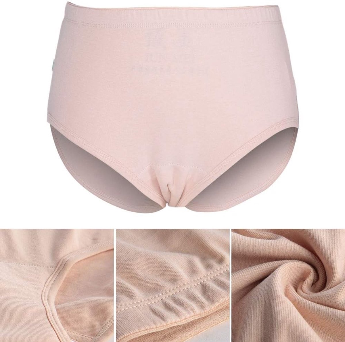 Incontinentieondergoed voor vrouwen, herbruikbare blaas-controlebroek voor vrouwen, met maximaal absorptievermogen voor chirurgische herstel, ademende incontinentievoering voor (# 3)