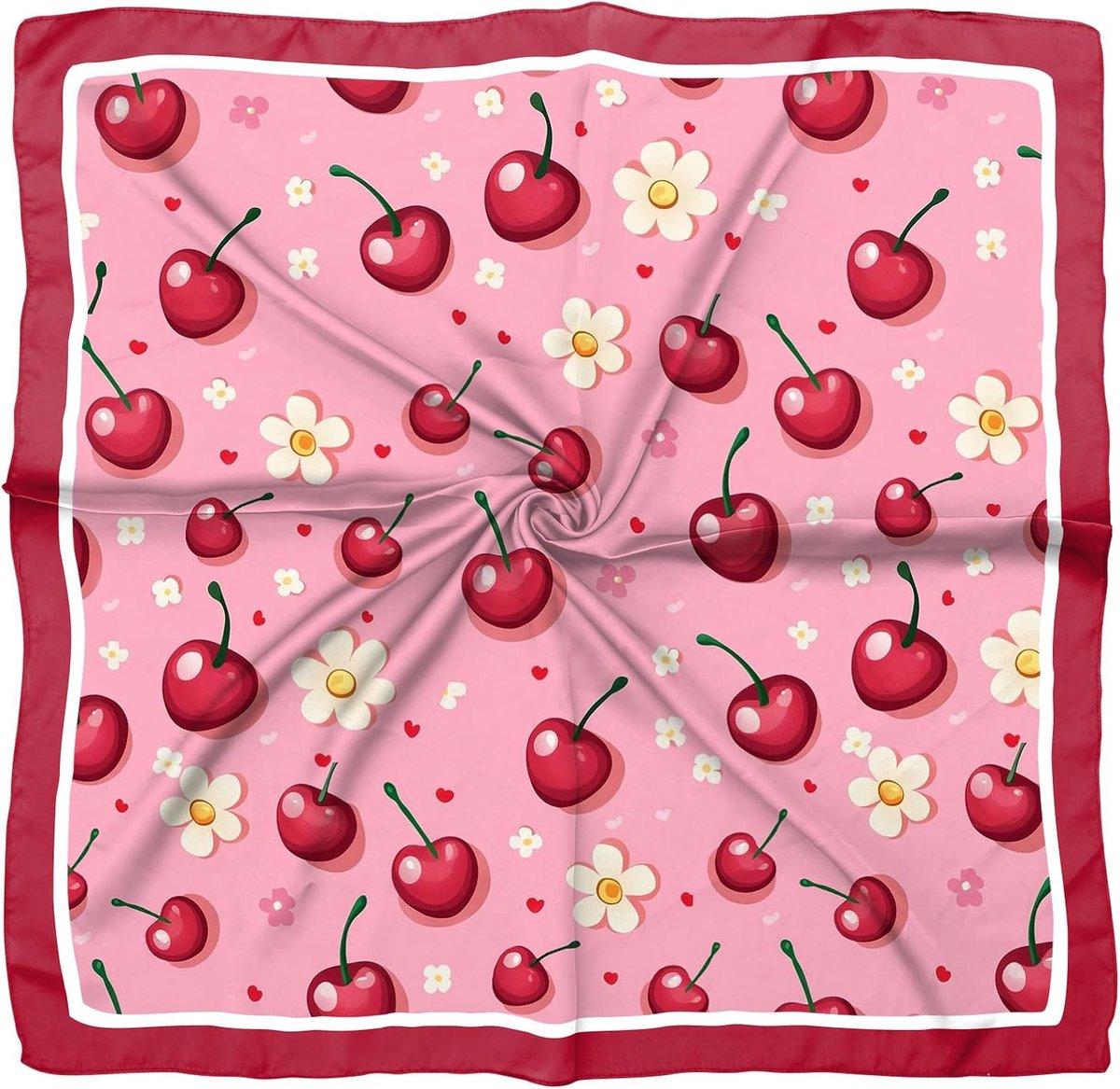 70 cm, satijn, hoofdhaar, groot, vierkant, bandana's, sjaals, schattig, esthetisch, voor dames en meisjes