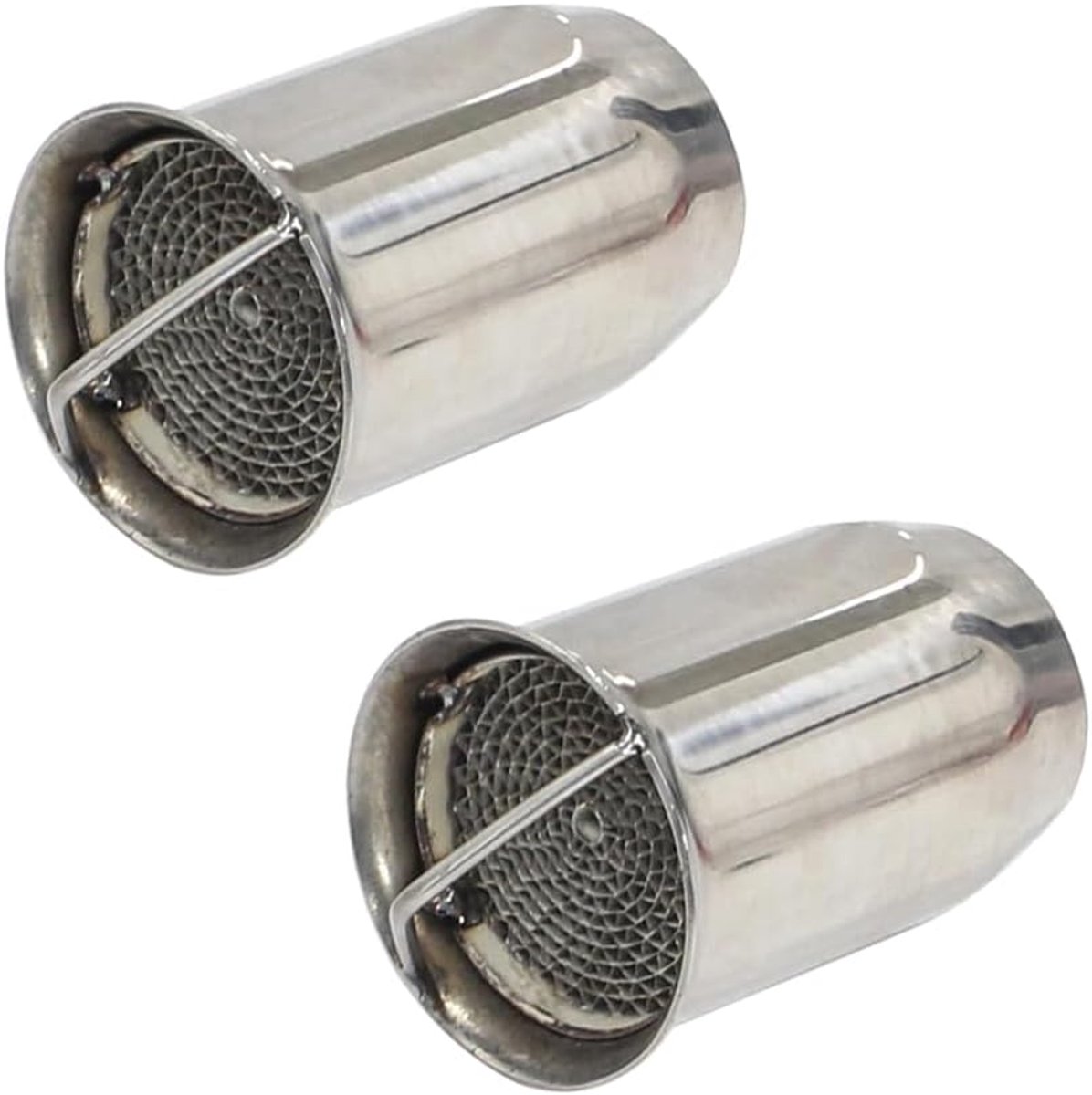 uitlaatdemper, KACEPAR 51 mm DB Killer Muffler Baffle, universele uitlaatpijpdemper Noise Canceller, Can Noise Muffler Verwijderbare geluiddemper, 2 stuks