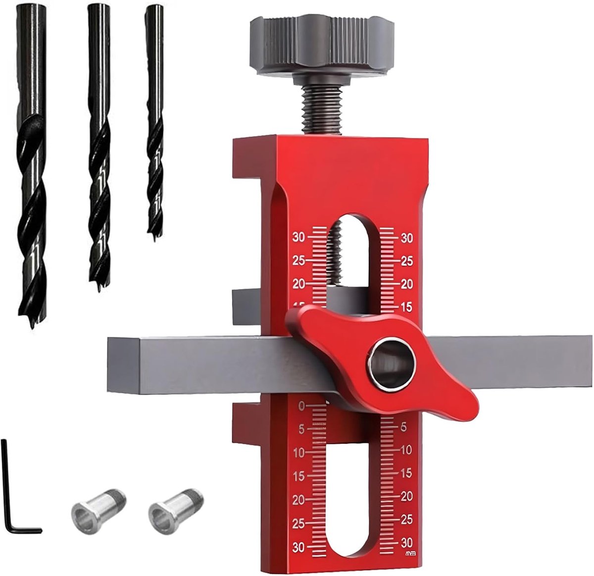 Installatiepositioneringsset, is 0-55 mm in hoogte verstelbaar, montagehulp voor kastdeuren met 8 mm massief, de verstelbare kastdeuren installatiepositie wordt een installatie