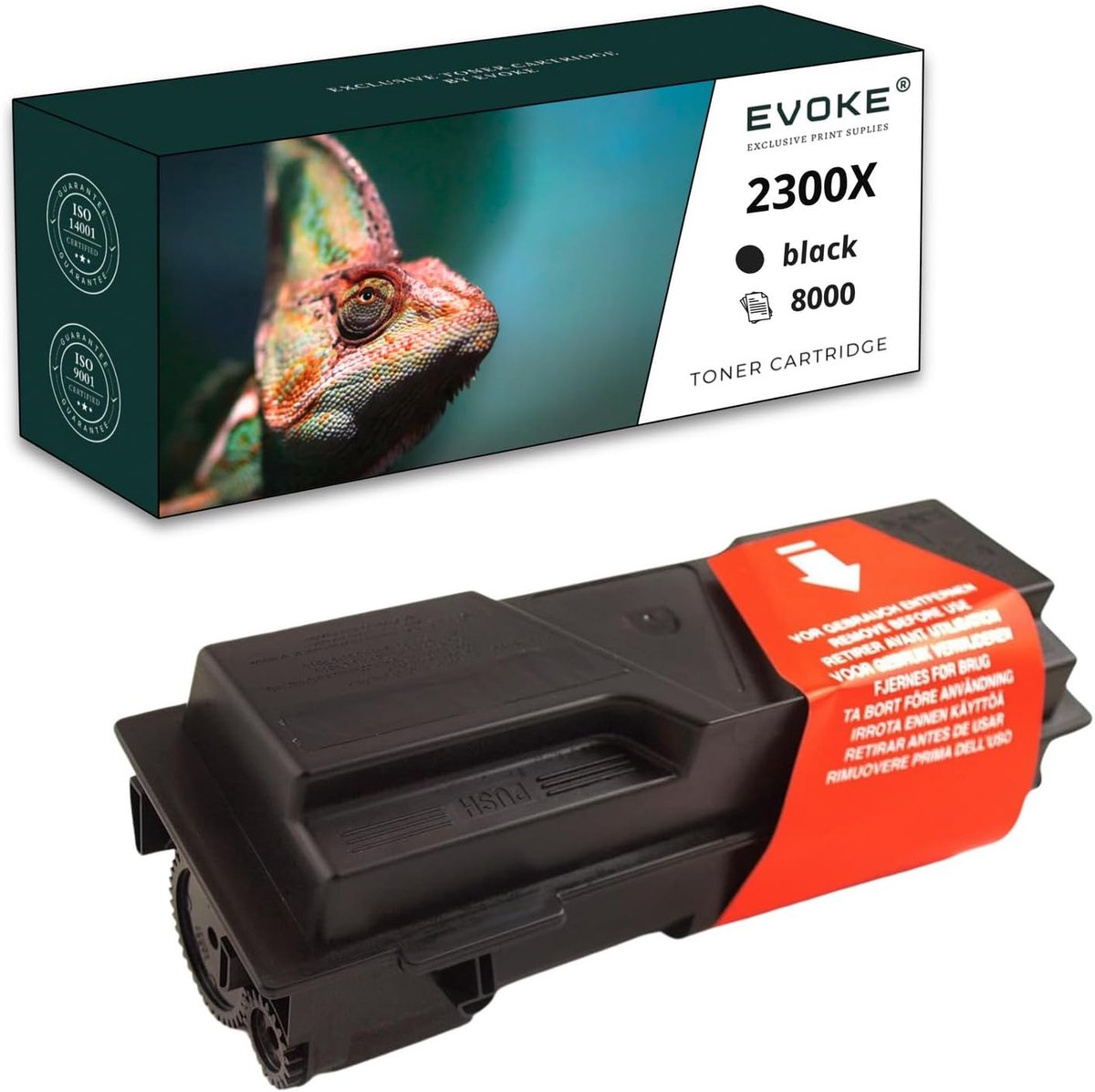 Toner zwart - compatibel met Epson M2300 M2400 - 8000 pagina's - langdurige bescherming - SnelShoppen