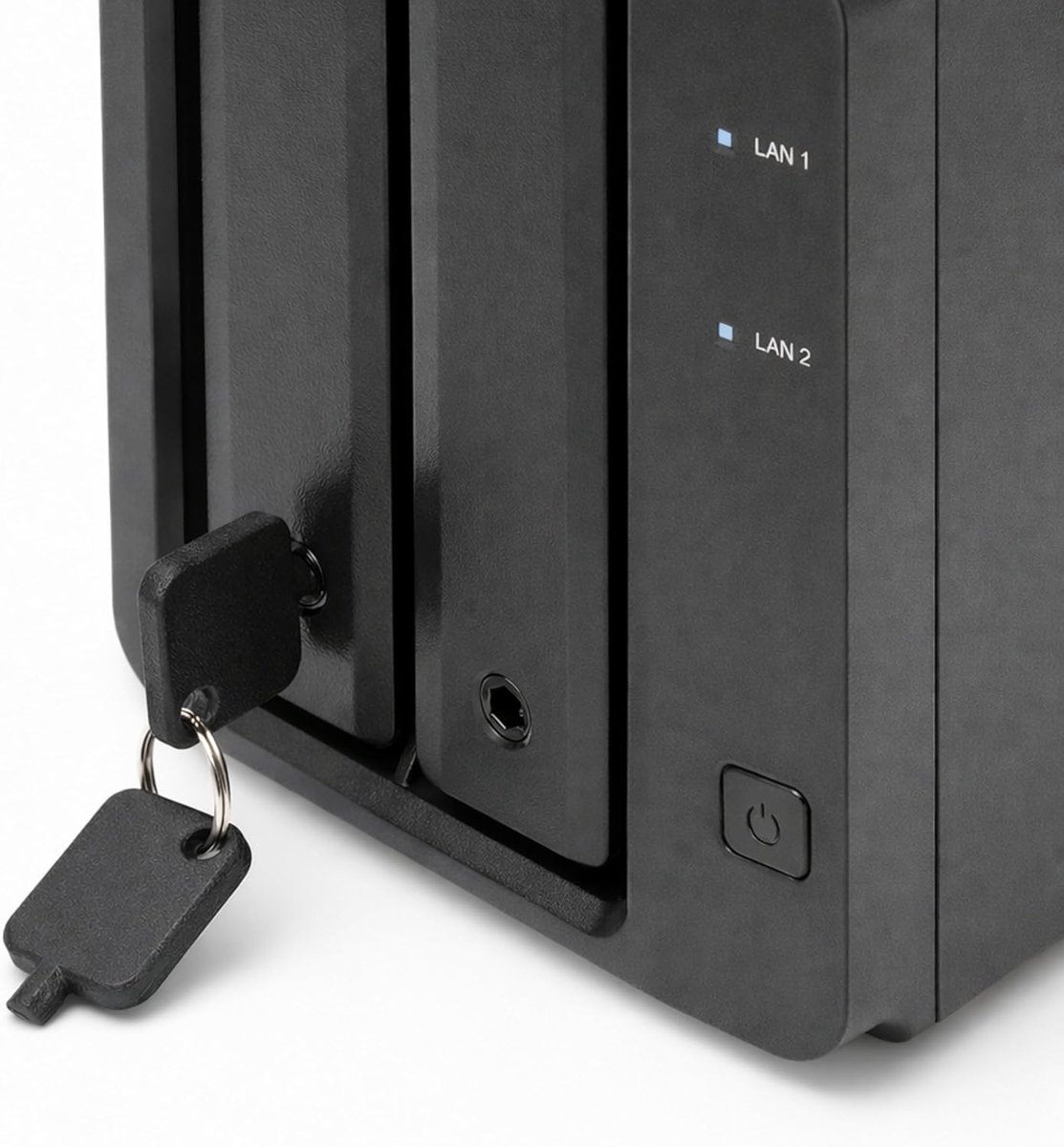 Reservesleutel voor Synology NAS - set van 2 sleutels compatibel met afsluitbare drive bays in 2 bay, 5 bay, 8 bay en uitbreidingseenheden