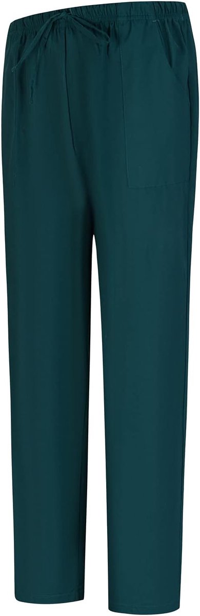 - Werkbroek Unisex Elastische Taille UNIFORM KLINIK Ziekenhuis Schoonmaak Dierenarts Gezondheid Gasthandel - BZ-6802