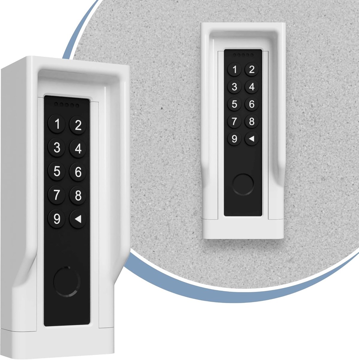 Wandhouder voor Nuki Keypad 2 - Accessoire voor Nuki smart lock - Frame voor vingerafdruklezer - Slimme entree - Wit