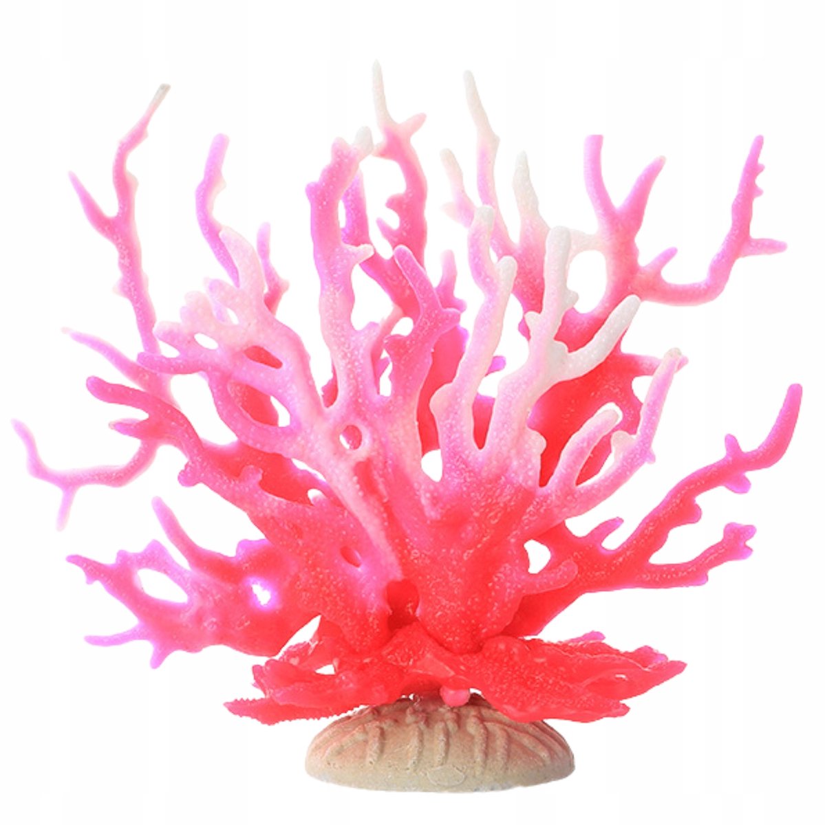 Kunstmatige Koraalrif Decoratie Aquarium Terrarium Roze 18cm
